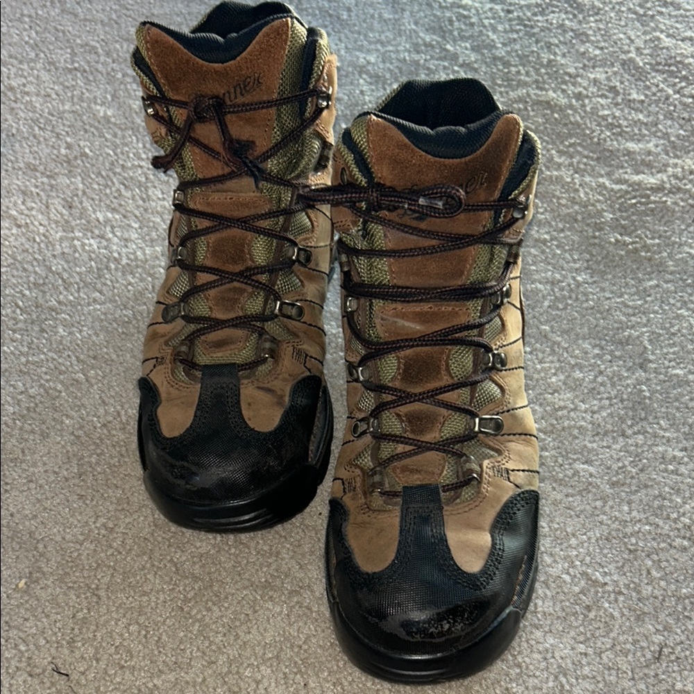 Danner men’s boots.  Brown and Black Outdoor Adventure Boots. See last pic. - Picture 2 of 6